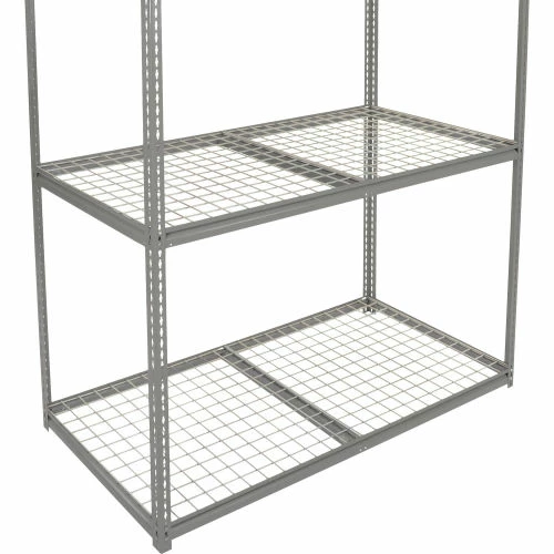 Global Industrial High Cap. Starter Rack 72'Wx48Dx84H 3 Levels Wire Deck 1000lb Per Shelf GRY 3 Global Industrial High Cap. Starter Rack 72'Wx48Dx84H 3 Levels Wire Deck 1000lb Per Shelf GRY - Image 3