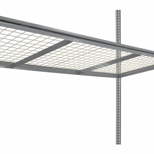 Global Industrial High Capacity Starter Rack 96x24x843 Levels Wire Deck 800lb Per Shelf GRY 6 Global Industrial High Capacity Starter Rack 96x24x843 Levels Wire Deck 800lb Per Shelf GRY - Image 6