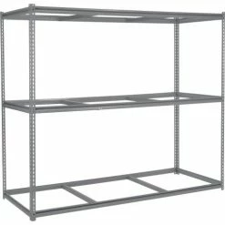 Global Industrial High Capacity Starter Rack 96x24x843 Levels Wire Deck 800lb Per Shelf GRY 22 Global Industrial High Capacity Starter Rack 96x24x843 Levels Wire Deck 800lb Per Shelf GRY -Shelving Sales Store 580924GY 06 1