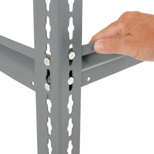 Global Industrial High Capacity Starter Rack 96x24x843 Levels Wire Deck 800lb Per Shelf GRY 12 Global Industrial High Capacity Starter Rack 96x24x843 Levels Wire Deck 800lb Per Shelf GRY - Image 12