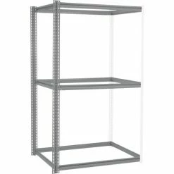 Global Industrial High Cap. Add-On Rack 48Wx24Dx84H 3 Levels Wood Deck 1500 Lb. Per Level GRY 22 Global Industrial High Cap. Add-On Rack 48Wx24Dx84H 3 Levels Wood Deck 1500 Lb. Per Level GRY -Shelving Sales Store 580999GY 05 1