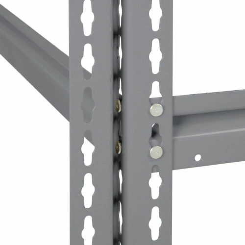 Global Industrial High Cap. Add-On Rack 48Wx24Dx84H 3 Levels Wood Deck 1500 Lb. Per Level GRY 9 Global Industrial High Cap. Add-On Rack 48Wx24Dx84H 3 Levels Wood Deck 1500 Lb. Per Level GRY - Image 9