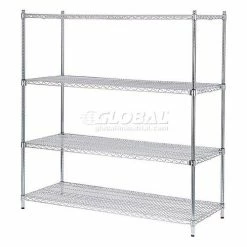 Nexel® E-Z Adjust Shelf 48x24 with Clips & 4 Hooks 35 Nexel® E-Z Adjust Shelf 48x24 with Clips & 4 Hooks -Shelving Sales Store 580CP26 01 8