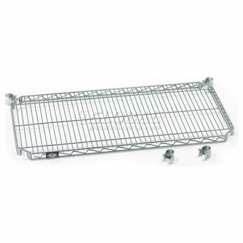 Nexel® S1848AZ Poly-Z-Brite® Quick Adjust Wire Shelf 48"W x 18"D 1 Nexel® S1848AZ Poly-Z-Brite® Quick Adjust Wire Shelf 48"W x 18"D