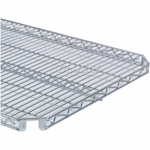 Nexel® S1848AZ Poly-Z-Brite® Quick Adjust Wire Shelf 48"W x 18"D 2 Nexel® S1848AZ Poly-Z-Brite® Quick Adjust Wire Shelf 48"W x 18"D - Image 2