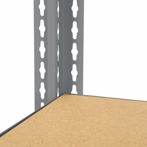 Global Industrial High Capacity Add-On Rack 96x36x843 Levels Wood Deck 800 Lb Per Level GRY 5 Global Industrial High Capacity Add-On Rack 96x36x843 Levels Wood Deck 800 Lb Per Level GRY - Image 5