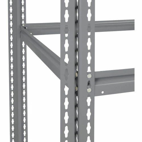 Global Industrial High Capacity Add-On Rack 96x24x60 Levels Wood Deck 800 Lb Per Level GRY 8 Global Industrial High Capacity Add-On Rack 96x24x60 Levels Wood Deck 800 Lb Per Level GRY - Image 8