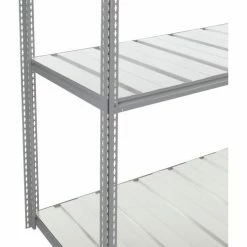Global Industrial High Cap. Add-On Rack 48Wx48Dx60H 3 Levels Steel Deck 1500lb Per Level GRY 18 Global Industrial High Cap. Add-On Rack 48Wx48Dx60H 3 Levels Steel Deck 1500lb Per Level GRY -Shelving Sales Store 581011GY 02