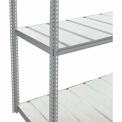 Global Industrial High Cap. Add-On Rack 48Wx48Dx60H 3 Levels Steel Deck 1500lb Per Level GRY 3 Global Industrial High Cap. Add-On Rack 48Wx48Dx60H 3 Levels Steel Deck 1500lb Per Level GRY - Image 3