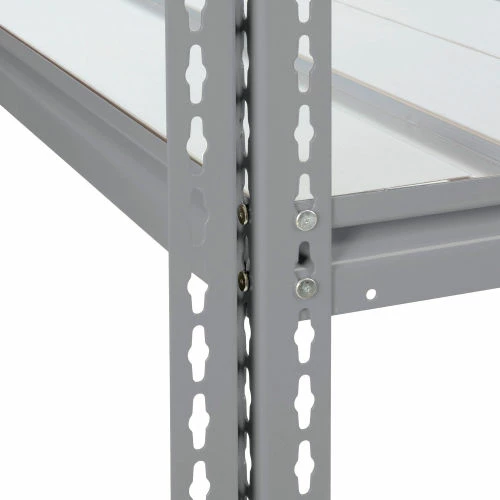 Global Industrial High Cap. Add-On Rack 48Wx48Dx60H 3 Levels Steel Deck 1500lb Per Level GRY 4 Global Industrial High Cap. Add-On Rack 48Wx48Dx60H 3 Levels Steel Deck 1500lb Per Level GRY - Image 4