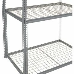 Global Industrial High Cap. Add-On Rack 60Wx24Dx60H 3 Levels Wire Deck 1300 Lb. Per Level GRY 18 Global Industrial High Cap. Add-On Rack 60Wx24Dx60H 3 Levels Wire Deck 1300 Lb. Per Level GRY -Shelving Sales Store 581026GY 02