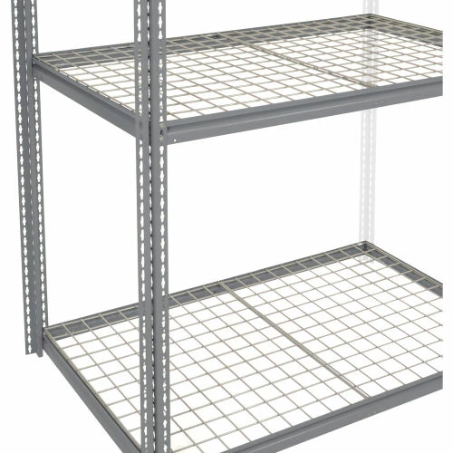 Global Industrial High Cap. Add-On Rack 60Wx24Dx60H 3 Levels Wire Deck 1300 Lb. Per Level GRY 3 Global Industrial High Cap. Add-On Rack 60Wx24Dx60H 3 Levels Wire Deck 1300 Lb. Per Level GRY - Image 3