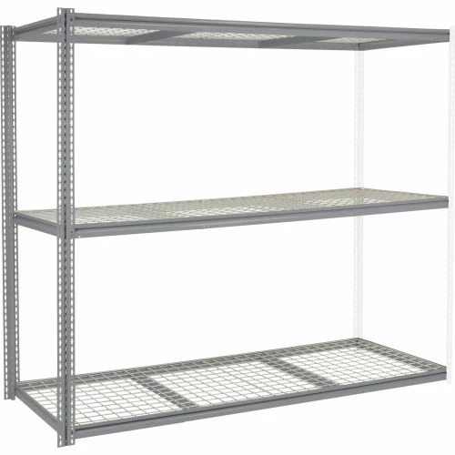 Global Industrial High Capacity Add-On Rack 96x24x60 Levels Wire Deck 800 Lb Per Level GRY 1 Global Industrial High Capacity Add-On Rack 96x24x60 Levels Wire Deck 800 Lb Per Level GRY