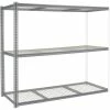 Global Industrial High Capacity Add-On Rack 96x36x60 Levels Wire Deck 800 Lb Per Level GRY