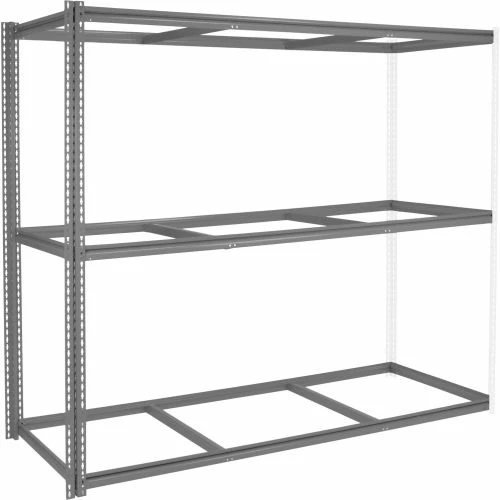 Global Industrial High Capacity Add-On Rack 96x24x60 Levels Wire Deck 800 Lb Per Level GRY 6 Global Industrial High Capacity Add-On Rack 96x24x60 Levels Wire Deck 800 Lb Per Level GRY - Image 6