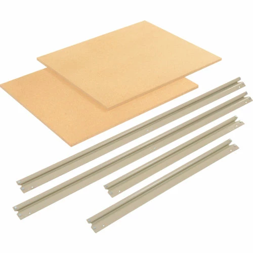 Global Industrial™ Additional Level For 60"W x 36"D High Capacity Rack Wood Deck - Tan 1 Global Industrial™ Additional Level For 60"W x 36"D High Capacity Rack Wood Deck - Tan