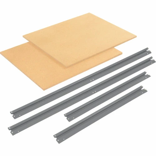 Global Industrial™ Additional Level For 60"W x 36"D High Capacity Rack Wood Deck - Gray 1 Global Industrial™ Additional Level For 60"W x 36"D High Capacity Rack Wood Deck - Gray