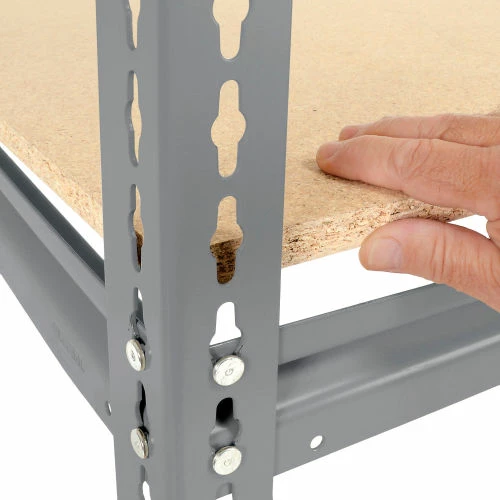 Global Industrial™ Additional Level For 60"W x 36"D High Capacity Rack Wood Deck - Gray 4 Global Industrial™ Additional Level For 60"W x 36"D High Capacity Rack Wood Deck - Gray - Image 4