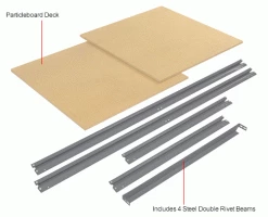 Global Industrial™ Additional Level For 72"W x 36"D High Capacity Rack Wood Deck - Gray 15 Global Industrial™ Additional Level For 72"W x 36"D High Capacity Rack Wood Deck - Gray -Shelving Sales Store 581077GYIN 1wco