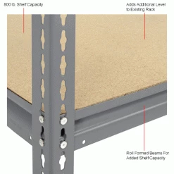Global Industrial™ Additional Level For 96"W x 36"D High Capacity Rack Wood Deck - Gray 16 Global Industrial™ Additional Level For 96"W x 36"D High Capacity Rack Wood Deck - Gray -Shelving Sales Store 581080GYIN 2wco