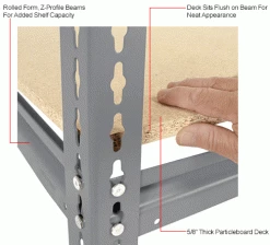 Global Industrial™ Additional Level For 96"W x 36"D High Capacity Rack Wood Deck - Gray 17 Global Industrial™ Additional Level For 96"W x 36"D High Capacity Rack Wood Deck - Gray -Shelving Sales Store 581080GYIN 3wco