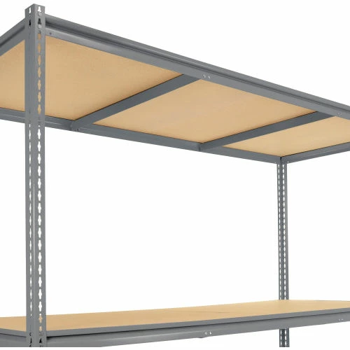 Global Industrial™ Additional Level For 96"W x 24"D High Capacity Rack Wood Deck - Gray 3 Global Industrial™ Additional Level For 96"W x 24"D High Capacity Rack Wood Deck - Gray - Image 3
