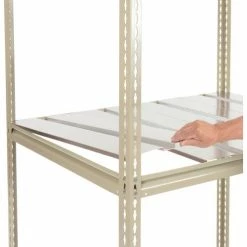 Global Industrial™ Additional Level For 48"W x 24"D High Capacity Rack Steel Deck - Tan -Shelving Sales Store 581083 03