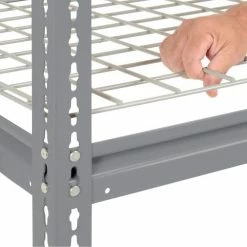 Global Industrial™ Additional Level For 72"W x 48"D High Capacity Rack Wire Deck - Gray -Shelving Sales Store 581101GY 04 2