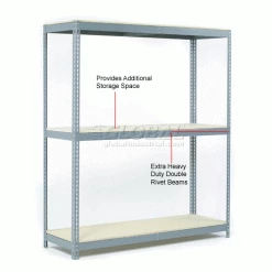 Global Industrial Additional Level For Wide Span Rack 96"W x 48"D Wood Deck 800 Lb Capacity - Gray 23 Global Industrial Additional Level For Wide Span Rack 96"W x 48"D Wood Deck 800 Lb Capacity - Gray -Shelving Sales Store 601477A 3wco 1