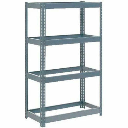 Global Industrial Extra Heavy Duty Shelving 36"W x 24"D x 72"H With 4 Shelves, No Deck, Gray 1 Global Industrial Extra Heavy Duty Shelving 36"W x 24"D x 72"H With 4 Shelves, No Deck, Gray
