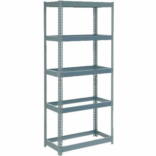 Global Industrial Extra Heavy Duty Shelving 36"W x 12"D x 96"H With 5 Shelves, No Deck, Gray 1 Global Industrial Extra Heavy Duty Shelving 36"W x 12"D x 96"H With 5 Shelves, No Deck, Gray