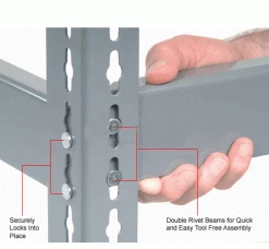 Global Industrial Wide Span Rack 48Wx36Dx84H, 3 Shelves Wire Deck 1200 Lb Cap. Per Level, Gray 30 Global Industrial Wide Span Rack 48Wx36Dx84H, 3 Shelves Wire Deck 1200 Lb Cap. Per Level, Gray -Shelving Sales Store 601879 2wco 71