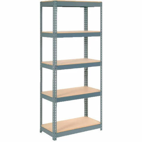 Global Industrial Extra Heavy Duty Shelving 36"W x 24"D x 84"H With 5 Shelves, Wood Deck, Gry 1 Global Industrial Extra Heavy Duty Shelving 36"W x 24"D x 84"H With 5 Shelves, Wood Deck, Gry