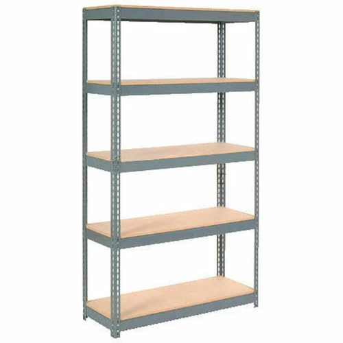 Global Industrial Extra Heavy Duty Shelving 48"W x 24"D x 96"H With 5 Shelves, Wood Deck, Gry 1 Global Industrial Extra Heavy Duty Shelving 48"W x 24"D x 96"H With 5 Shelves, Wood Deck, Gry