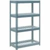 Global Industrial™ Extra Heavy Duty Shelving 36"W x 18"D x 60"H With 4 Shelves, Wire Deck, Gry