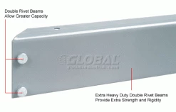 Global Industrial Additional Shelf Level Boltless Wire Deck 48"Wx18"D, 1500 lbs. Capacity, GRY 21 Global Industrial Additional Shelf Level Boltless Wire Deck 48"Wx18"D, 1500 lbs. Capacity, GRY -Shelving Sales Store 601914 5wco 11