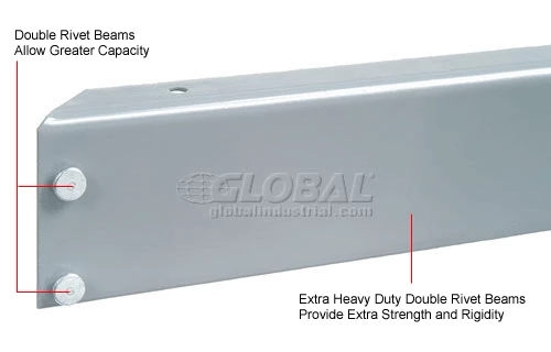 Global Industrial Additional Shelf Level Boltless Wire Deck 48"Wx18"D, 1500 lbs. Capacity, GRY 10 Global Industrial Additional Shelf Level Boltless Wire Deck 48"Wx18"D, 1500 lbs. Capacity, GRY - Image 10