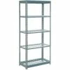 Global Industrial™ Heavy Duty Shelving 36"W x 12"D x 60"H With 5 Shelves - Wire Deck - Gray