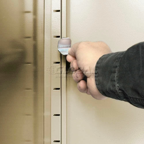 Global Industrial Shelves For 36"Wx18"D Storage Cabinet, Tan, 2 Pack 4 Global Industrial Shelves For 36"Wx18"D Storage Cabinet, Tan, 2 Pack - Image 4