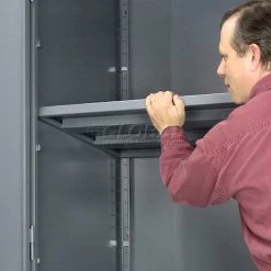 Global Industrial™ Additional Shelves for 48"W Storage Cabinet - Gray -Shelving Sales Store 603357 43