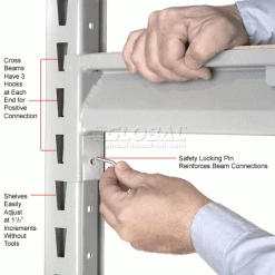 Global Industrial™ Record Storage Rack Add-On 96"W x 18"D x 72"H -Shelving Sales Store 613131 3wco 4