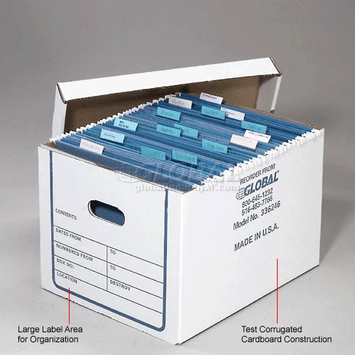 Global Industrial™ Record Storage Rack Starter 60"W x 18"D x 72"H 17 Global Industrial™ Record Storage Rack Starter 60"W x 18"D x 72"H - Image 17