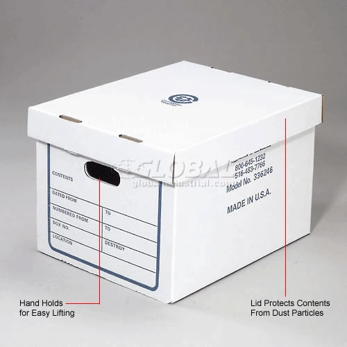 Global Industrial™ Record Storage Rack Starter 60"W x 18"D x 72"H 18 Global Industrial™ Record Storage Rack Starter 60"W x 18"D x 72"H - Image 18