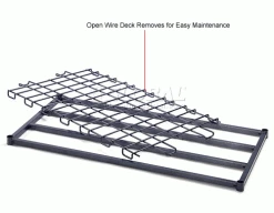 Nexel® Nexelon®, 4 Tier, Heavy Duty, Wire Shelving Starter Unit 36"W x 24"D x 74"H 34 Nexel® Nexelon®, 4 Tier, Heavy Duty, Wire Shelving Starter Unit 36"W x 24"D x 74"H -Shelving Sales Store 653250 5wco 2
