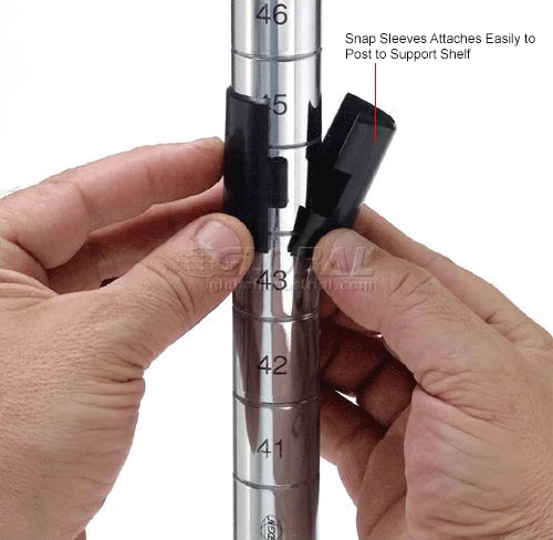 Nexel® P66C Chrome Post 66"H - 4 Pack 6 Nexel® P66C Chrome Post 66"H - 4 Pack - Image 6