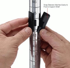 Nexel® P6C Chrome Post 6"H - 4 Pack 14 Nexel® P6C Chrome Post 6"H - 4 Pack -Shelving Sales Store 711225IN 2wco