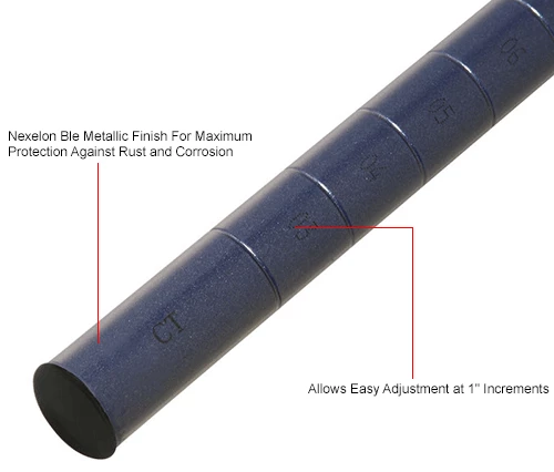 Nexel® P63N Nexelon® Post 63"H - 4 Pack 5 Nexel® P63N Nexelon® Post 63"H - 4 Pack - Image 5