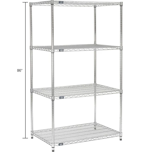 Nexel® P86S Stainless Steel Post 86"H - 4 Pack 9 Nexel® P86S Stainless Steel Post 86"H - 4 Pack - Image 9