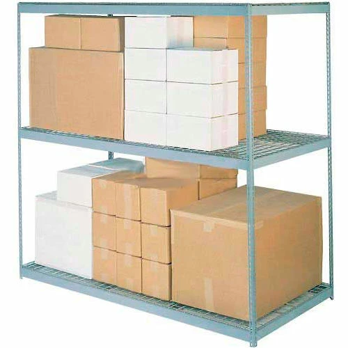 Global Industrial™ Wire Deck Bulk Rack Shelf 96"W x 48"D - Gray 1 Global Industrial™ Wire Deck Bulk Rack Shelf 96"W x 48"D - Gray