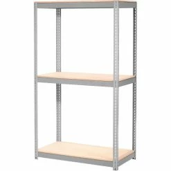 Global Industrial Expandable Add-On Rack 60x36x84 3 Level Wood Deck 1000 lb. Cap Per Level GRY 23 Global Industrial Expandable Add-On Rack 60x36x84 3 Level Wood Deck 1000 lb. Cap Per Level GRY -Shelving Sales Store 785560GY 1